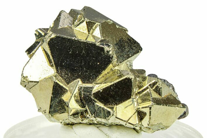 Octahedral Pyrite Crystal Cluster - Peru #301971